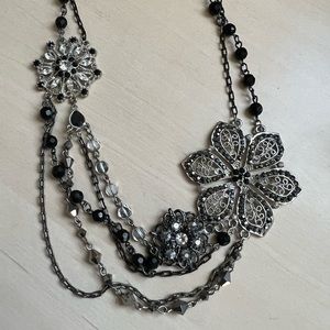 WHBM Crystal statement necklace